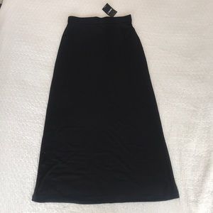 Black maxi skirt.